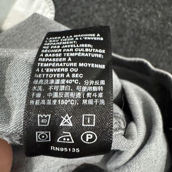 Lafayette 148 Pants Womens 6 Gray Mercer Slim Straight Stretch Denim Jeans - Picture 10 of 10